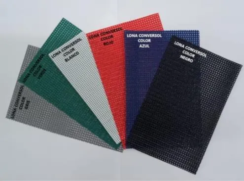 Gama de colores de lonas para toldos - J&N Aluminio Neuquén